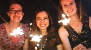 Sometimes 2016 glowed. My high school friend Steph's wedding was a highlight of the year.